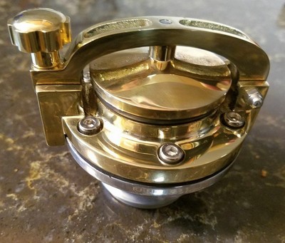 NEW SOLID BRASS FORGED GAS CAP HARLEY 