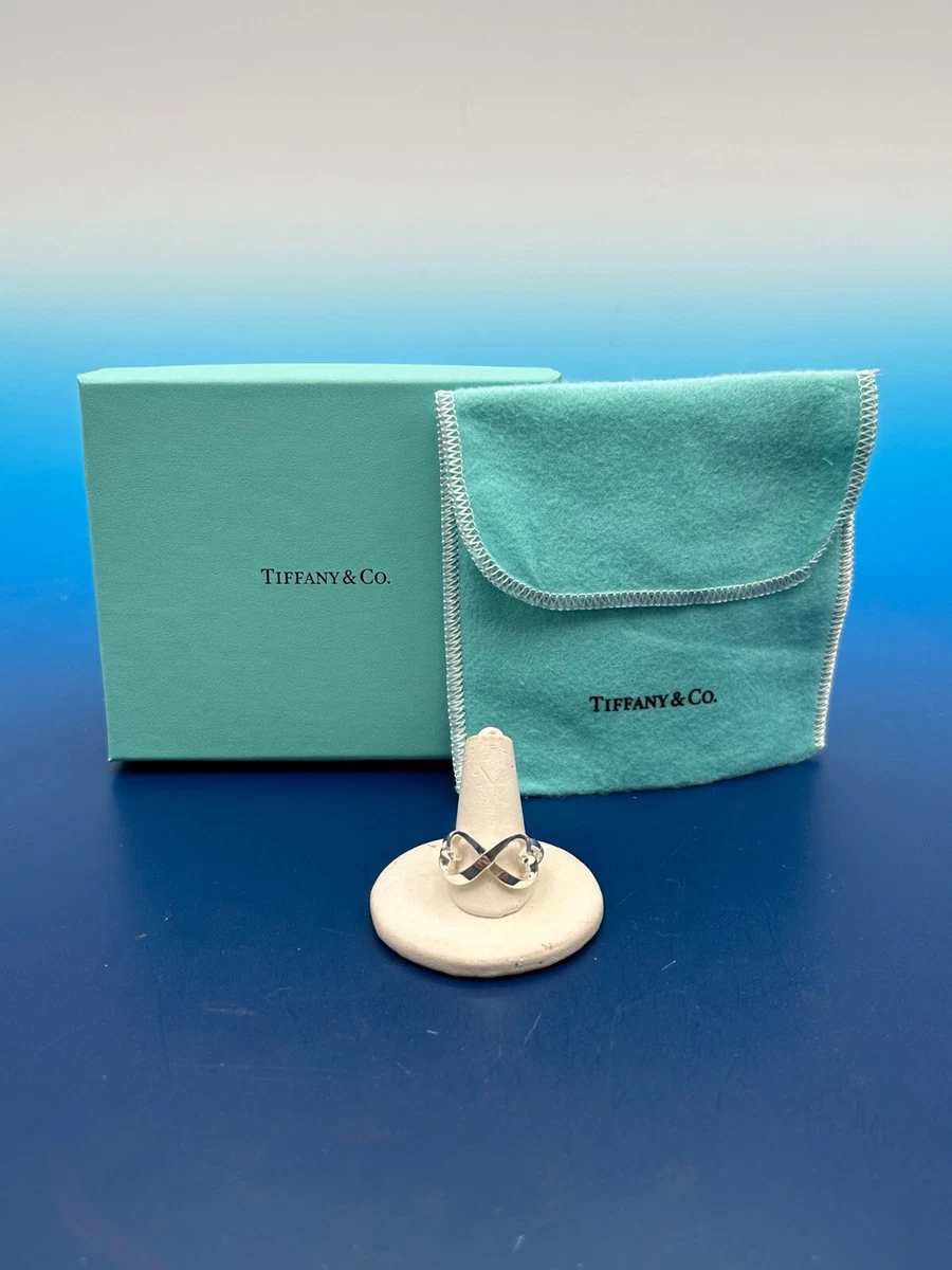 Tiffany double loving heart ring Clearance