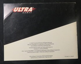 Misi&oacute;n Imposible 1990 Nintendo NES solo manual, sin juego, folleto de instrucciones 