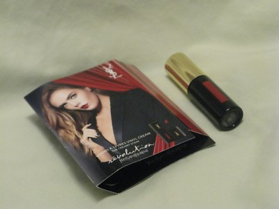 YSL Vinyl Cream Lip Stain #401 'Rouge Vinyle' Red .08oz Travel Sz
