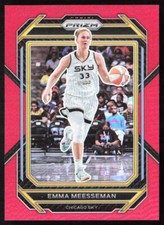 2023 Panini Prizm WNBA Emma Meesseman Red /199 #41 Chicago Sky
