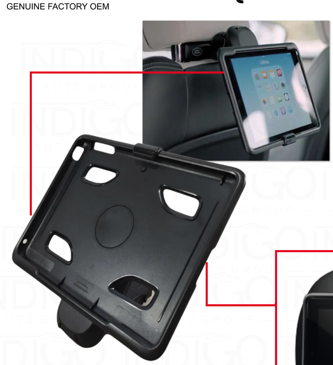 Genuine OEM Land Rover / Range Rover Click and Go System - iPad 2