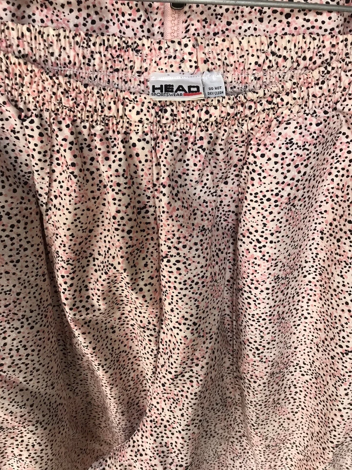 Vintage Track Suit M Jacket & Pants Set High Rise Badass Nylon USA LINED - Image 3 of 4