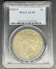 1925-S Peace Dollar PCGS AU-50, Buy 3 Items, Get $5 Off!!
