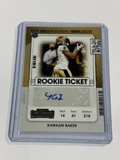 2021 Panini Contenders Optic Ticket Kawaan Baker #200 Rookie Holo Auto