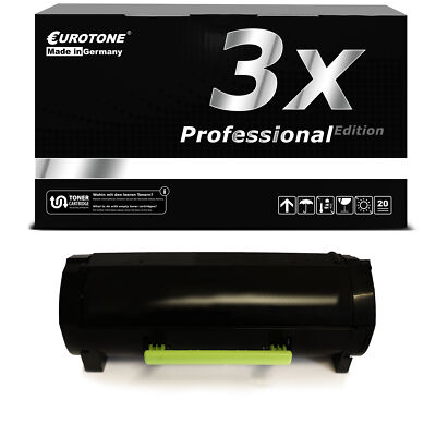3x PRO Patrone für Lexmark MS-310-dn MS-410-dn MS-610-dte MS-610-dn MS-610-dtn