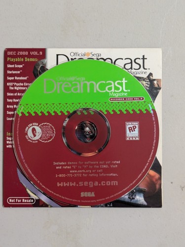 Official Sega Dreamcast Magazine Dec December 2000 Volume 9 Demo Disc - Picture 4 of 6