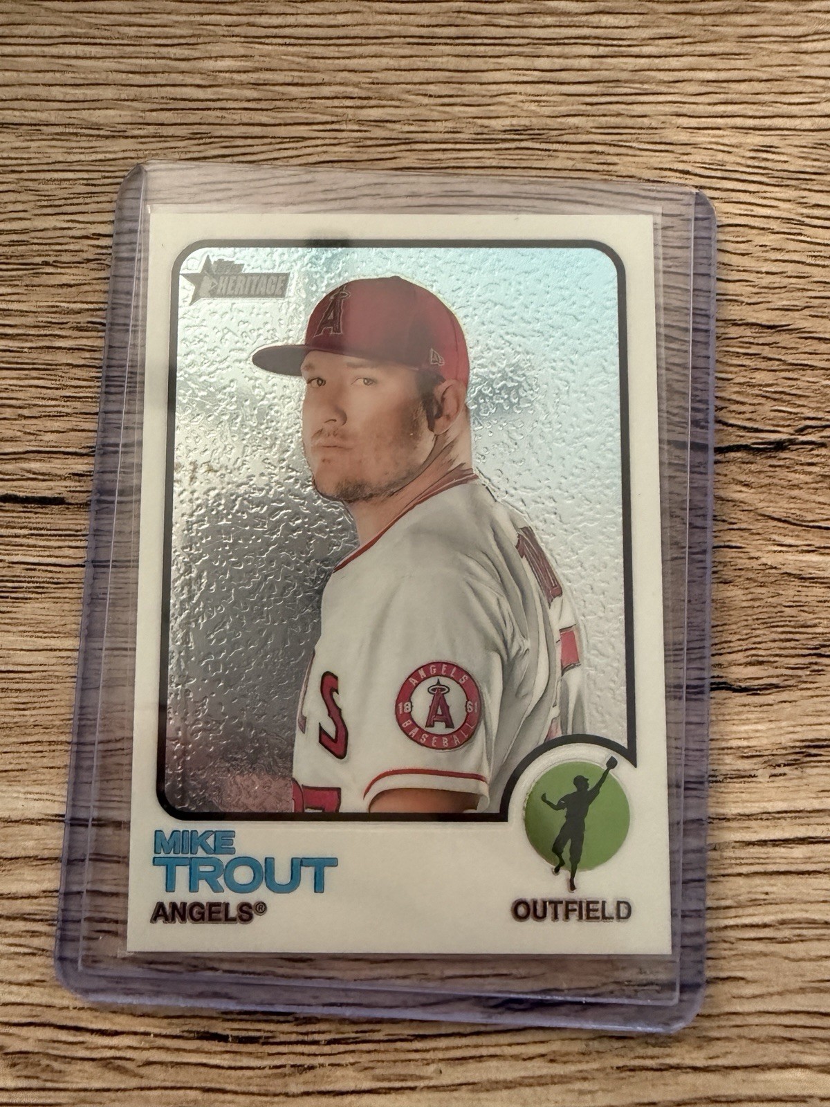 2022 Topps Heritage - Mike Trout #100 Chrome /999
