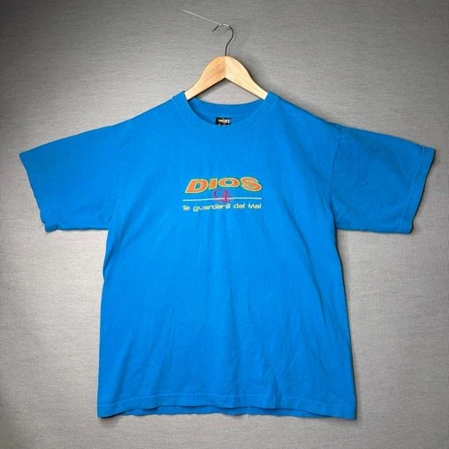 Aritex & Co. T-Shirt Dios Graphic Blue Size L - product listing photo