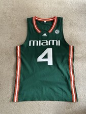 2023 Adidas MIAMI college basketball GAME WORN JERSEY - Bensley Joseph