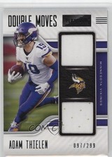 2021 Panini Playbook Double Moves Relics 97/299 Adam Thielen #DM-ATH 00ht