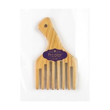 Peigne En Bois Pour La Coiffure Dent Large Grosse Grand Dents Santal
