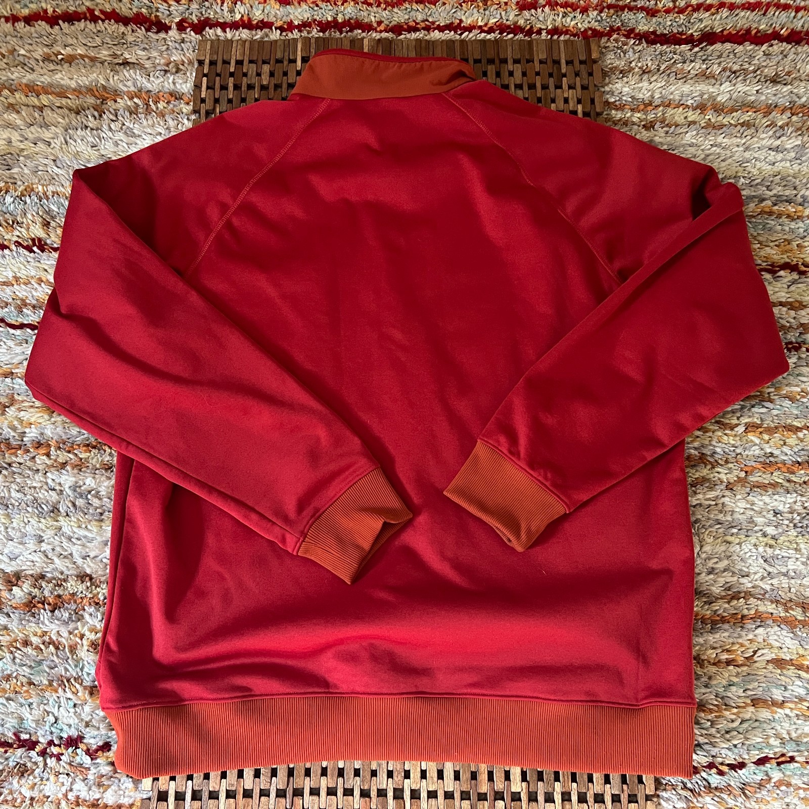 Mountain Hardwear Snap Front Pullover Sweater Red… - image 2