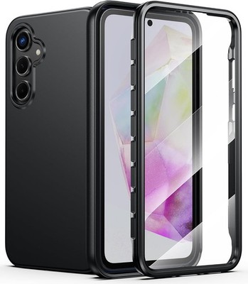 For Samsung Galaxy A35 Case w/ Built-in Screen Protector & Dual Layer Protection