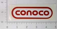 Vintage Conoco Oil & Gas Station Logo Advertising Sticker Decal