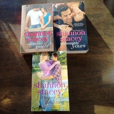 Shannon Stacey Lot Of 3 2012 All He Ever Needed Desired Undeniably Yours 