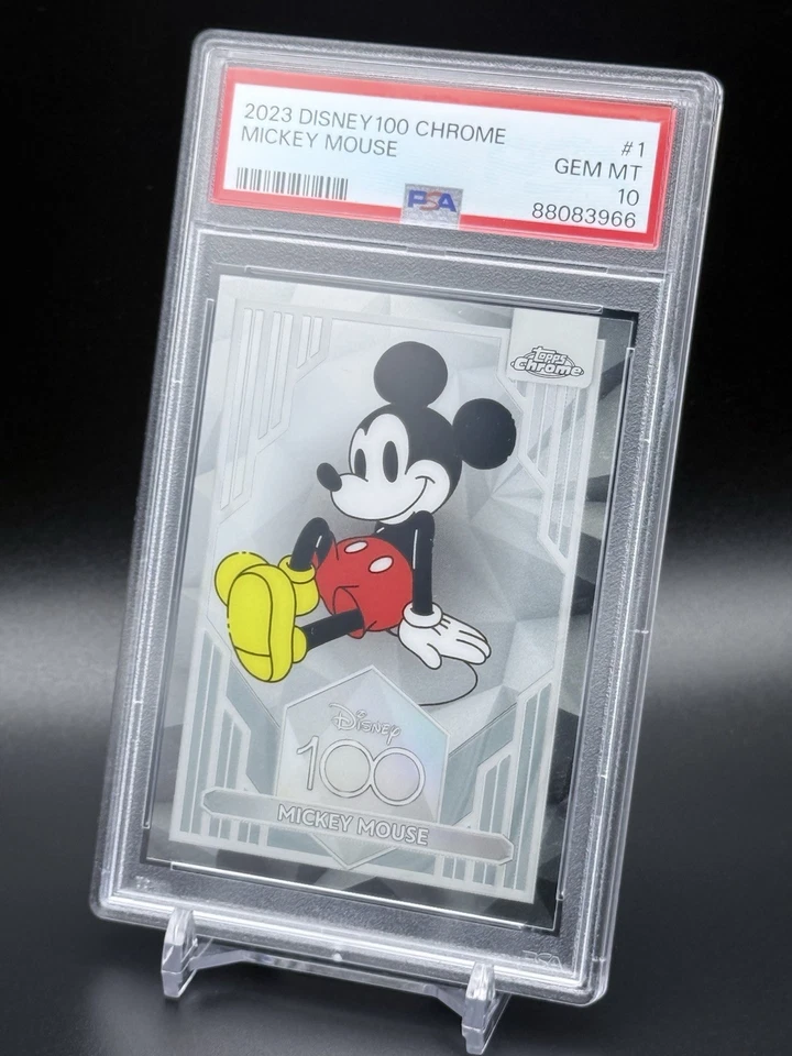 2023 Topps Disney 100 Chrome #1 Mickey Mouse PSA 10 GEM MINT ~READ~ - Image 4 of 4
