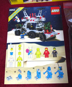 Vintage LEGO Space 6952 Solar Power Transporter With Instructions/Box Incomplete