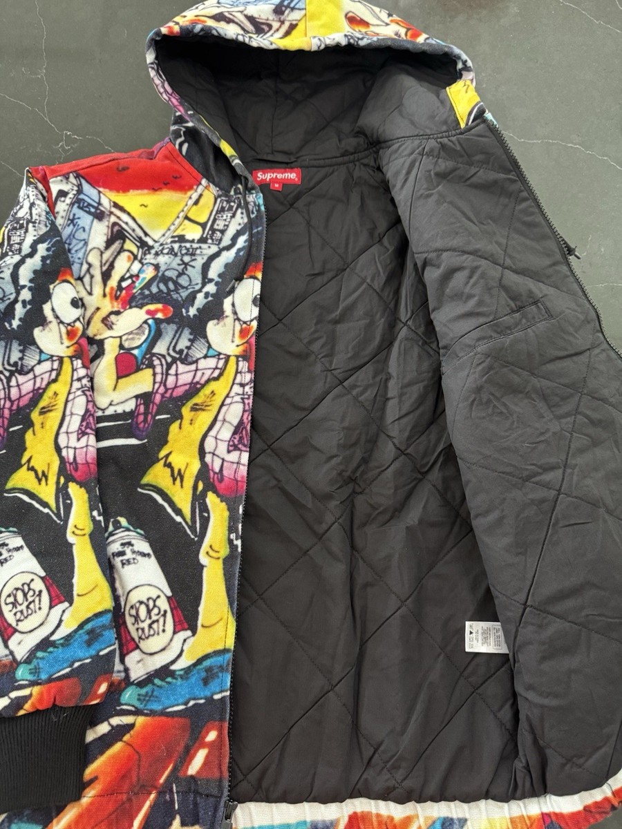 SUPREME THE YARD HOODED WORK JACKET SS18 BRAND NEW SIZE M | eBay
