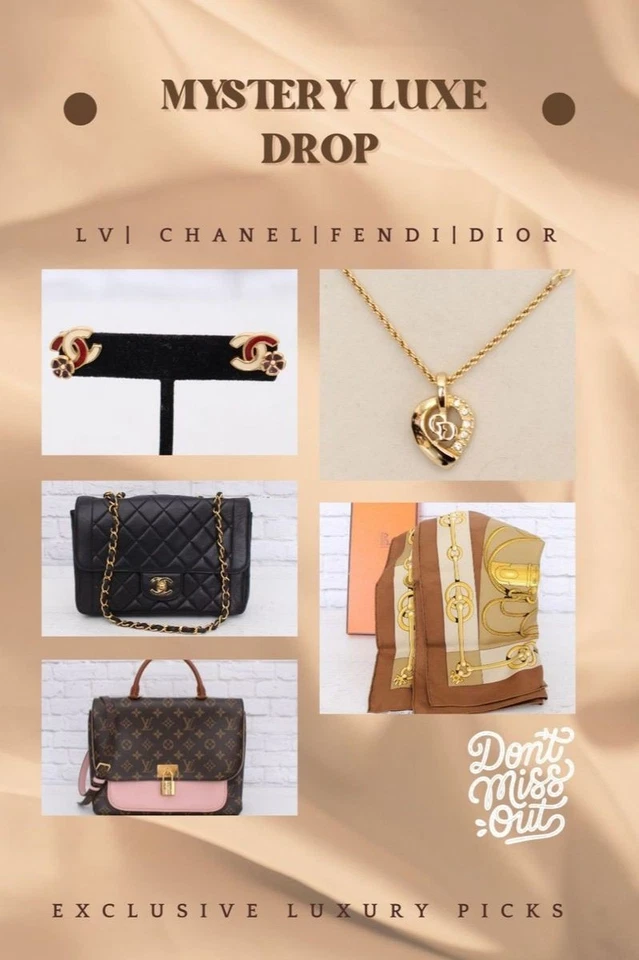 MYSTERY SHOW - Chanel, LV, Gucci: Bags, Jewelry & More $1 & LOW STARTS ✨