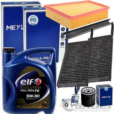 MEYLE FILTERSET+TOTAL 5W30 ÖL passend für MERCEDES CITAN+RENAULT KANGOO CDI DCI