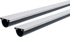Garage Door Bottom Weatherstrip - Sturdy Aluminum Seals Out Dust & Dirt 18ft