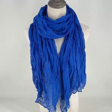 Women's Long Soft Scarf Sheer Solid Stole Neck Scarves Holiday Wrap Beach Shawls