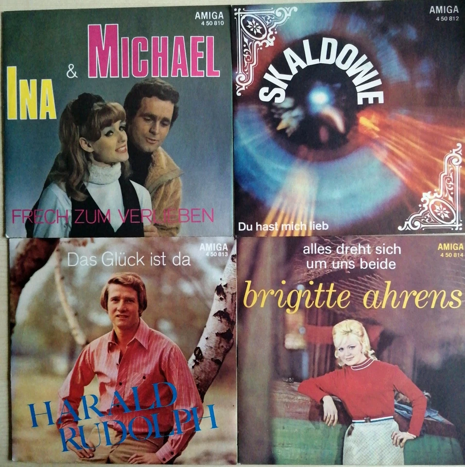 20 rare DDR VEB Amiga Jukebox Vinyl Singles 1970 bis 74 Schlager Ostalgie Pop - Bild 2 von 4