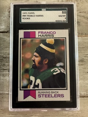 1973 Topps - Franco Harris #89 (RC) Da late SGC 8 HOF Steeler HOF 🇮🇹 Army!  👀