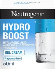 Neutrogena Hydro Boost GEL CREAM Facial Moisturiser For Dry Skin 50ml. FREE P+P