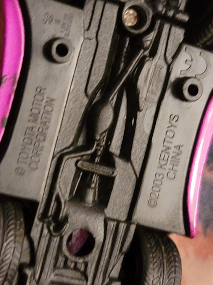 Kentoys Toyota Alteza Street Racer Magenta Purple, 1:60 Scale, Genuine KDM Item. - Image 4 of 4