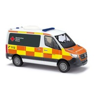 Busch 53470 Mercedes-Benz Sprinter Kurz,Flachdach, DRK Aalen, 1:87, NEU Modell