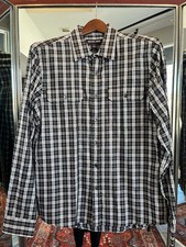 Men  s Michael Kors Plaid Tailored Fit Button Down Shirt Size M