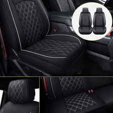 For 2007-2021 Chevy Silverado 1500 Leather Car Seat Covers Full Set Front Rear For 2007-2021 Chevy Silverado 1500 Leather Car Seat Covers Full Set Front Rear
