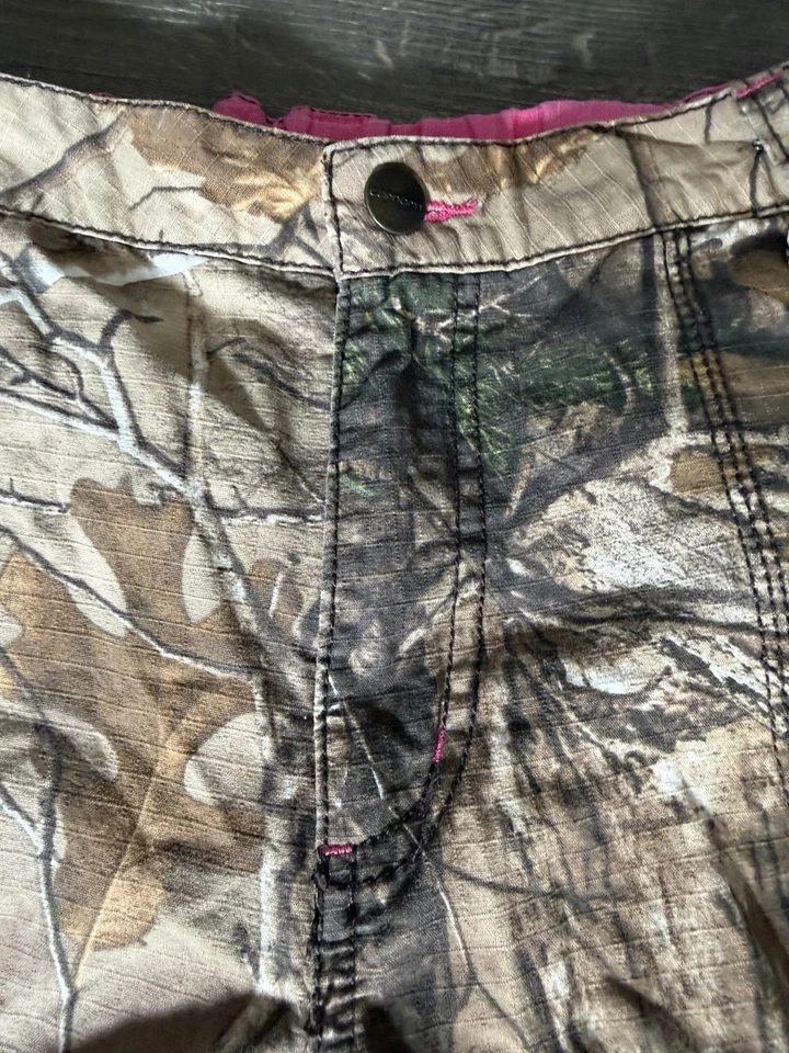Pantalones cargo capri camuflados Carhartt para niñas talla 14 Foto 2 de 4