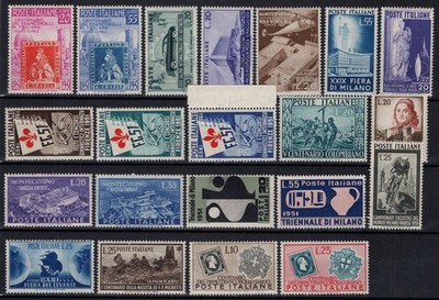 REPUBLIC 1951 COMPLETE VINTAGE 29 V. G.I MNH** FRESH AND CENTERED