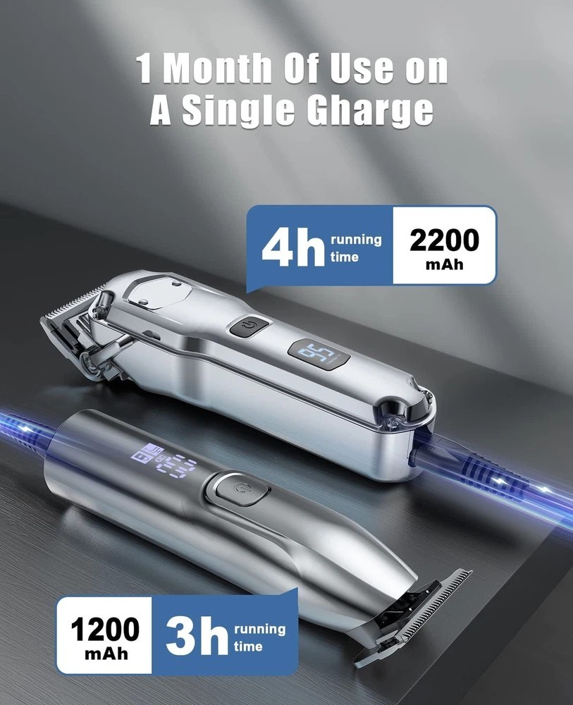 Jack & Rose Clippers and Trimmers Set, Cordless Hair Clippers for Men, Barber...