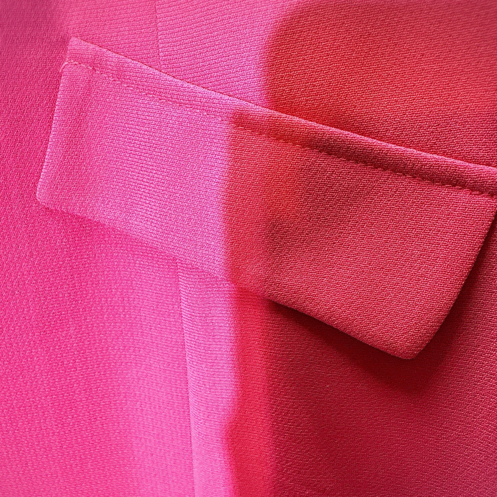 Metro Style fashionable women’s pink wide leg pants & blazer set Sz 16