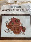 Caron Counted Cross Stitch Kit. Apples & Cinnamon in Basket 5”x7” NEW — photo 4