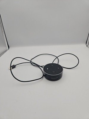 ALEXA Amazon Echo Dot 2nd Gen RS03QR Smart Speaker BLACK +USB Cable
