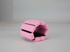 1 Pair (1lb Each) Adjustable Ankle/Wrist Weights, Silicone for Fitness & Yoga