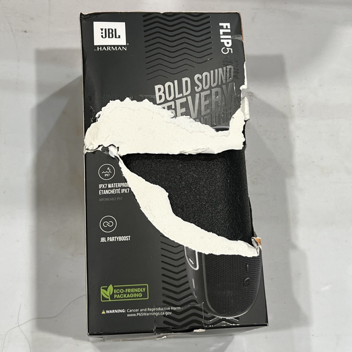 JBL FLIP5 JBLFLIP5BLK 新品 未使用 ブルートゥース スピーカー ブラック JBLFLIP5BLK [Bluetooth対応] JBL