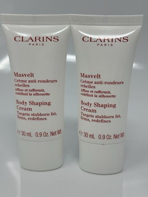 2 x Clarins Masvelt Body Shaping Cream, Firming Contouring, Travel Size 30ML New
