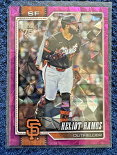 2026 Topps Series 1 Heliot Ramos Pink Diamante Foil #8 San Francisco Giants