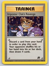 POKEMON TEAM ROCKET IMPOSTER OAK'S REVENGE 76/82 UNLIMITED NM A104726 FREE S&H