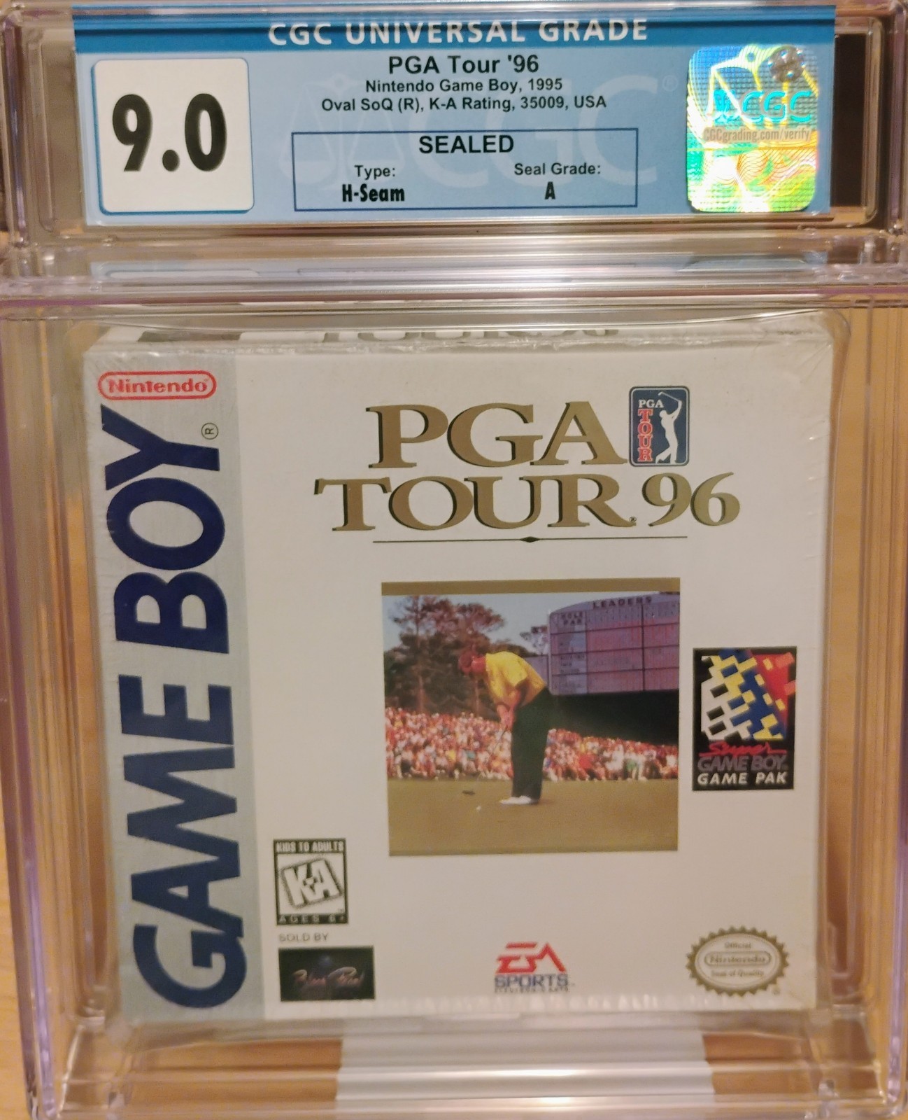 Nintendo Game Boy *PGA Tour 96* New / Sealed CGC 9.0 A