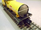 Lionel O Scale  #6-9152 Shell Single Dome Tank Car, Yellow/Black, 1973-76 — photo 2
