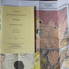 Geologische Karte Hessen Nr 4724 Großalmerode + Erläuterung 1:25 000 Faksimile