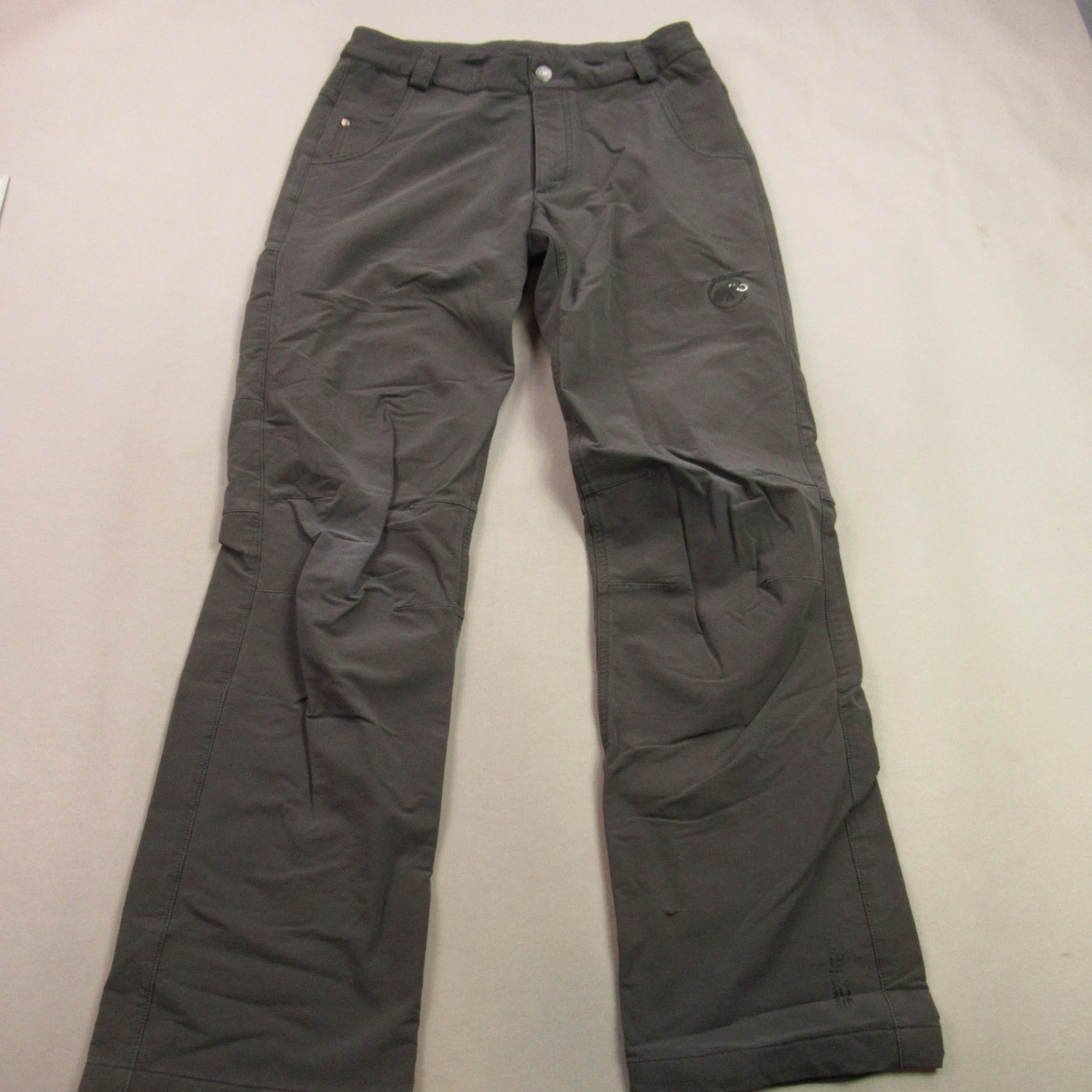 Mammut Pants Mens 30 Cargo Pockets Straight Leg Lightweight Gray Casual