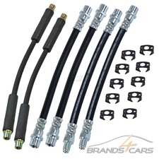 ATEC 6x BREMSSCHLAUCH + 10x HALTEFEDER VORNE + HINTEN FÜR AUDI A4 B5 8D BJ 94-97